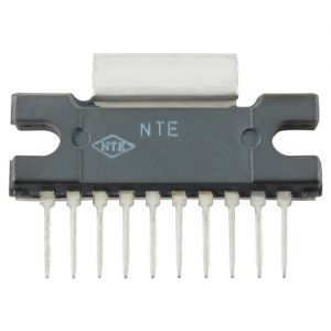 Integrated Circuit 7 Watt Audio Power AMP 10-lead SIP Vcc=22V Reverse Pin-out Of NTE1392