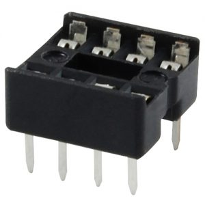 Socket For 8-lead DIP Devices 3/pkg