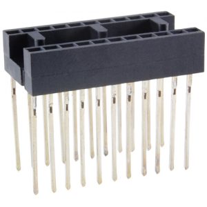 Socket For 22-pin DIP Package, Wire Wrap Leads