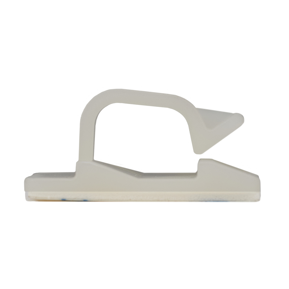 Wire Clip Self-adhesive Natural 26.8mm x 26.5mm x 11.7mm Nylon66 50 pcs per bag                     