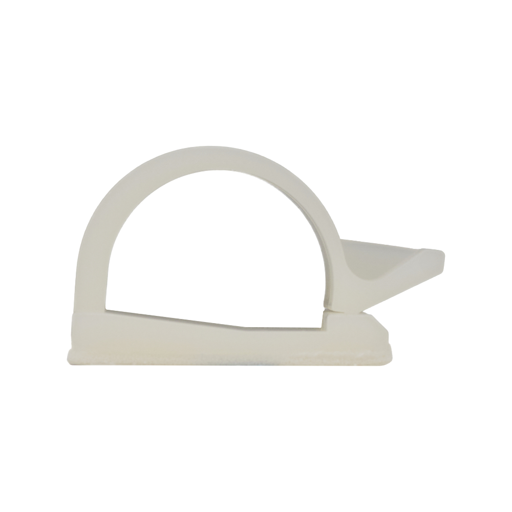 Wire Clip Self-adhesive Natural 25.6mm x 25.5mm x 17.2mm Nylon66 50 pcs per bag                     