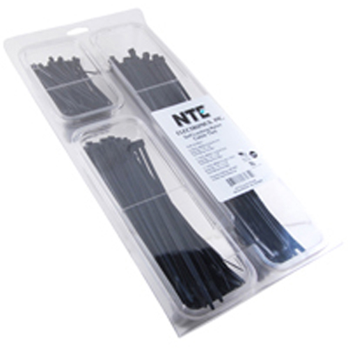 Cable Tie Convenience Pack Black Nylon Contains 200 18 Lb. 4.1 /100 50 Lb. 7.5 /100 50 Lb. 11.2     