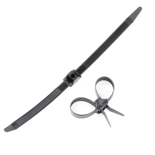 Cable Tie Dual-loop 13.54 Inch 150lb UV Black 50 Per Bag                                            
