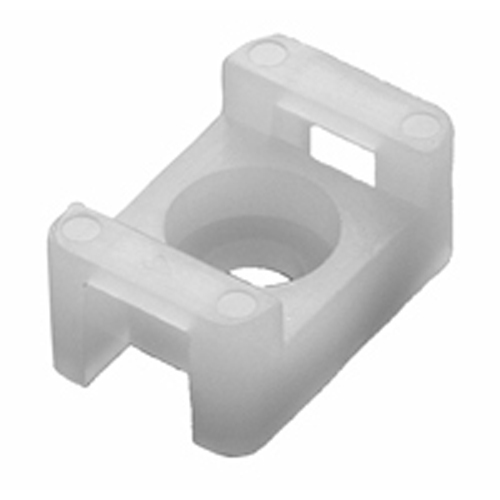 Screw Mount Standard .59 Length .37 Width Natural Nylon For #5 Screw 100/bag