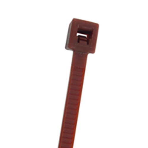 Cable Tie 50 Lb. Standard 7.5 In Length Brown Nylon 100/bag                                         