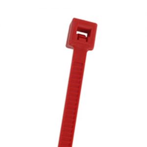 Cable Tie 50 Lb. Standard 11.2 In Length Red Nylon 100/bag