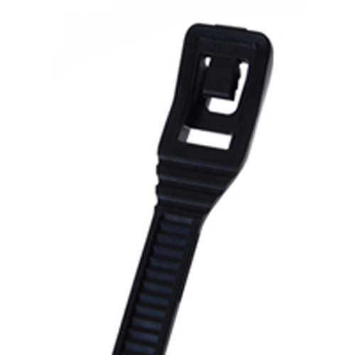 Cable Tie 50 Lb. Cobra Low Profile Type 14.6 In Length UV Black Nylon 100/bag                       