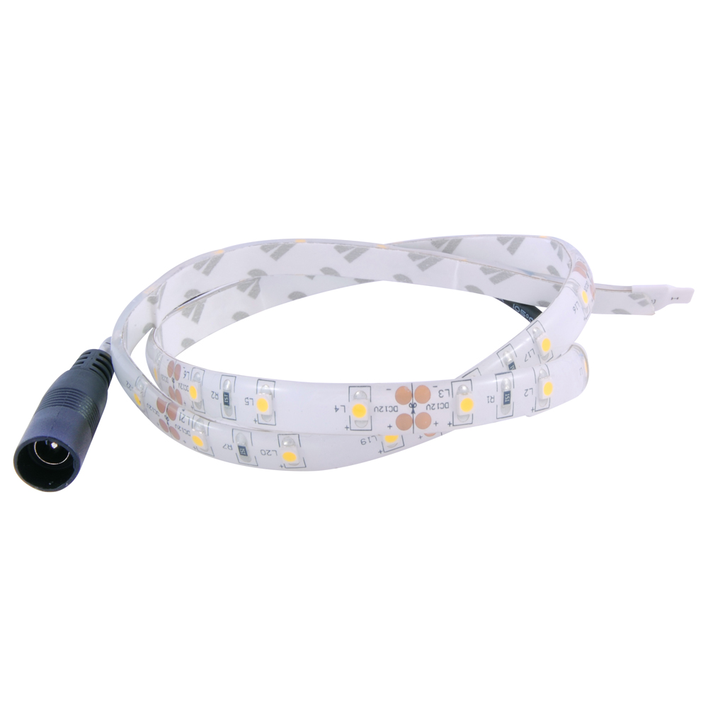 LED Strip Flexible White 20 Inch(0.5m) 30 LEDs Water-resistant(ip65) LED Size 2835 12vdc 5.25W      