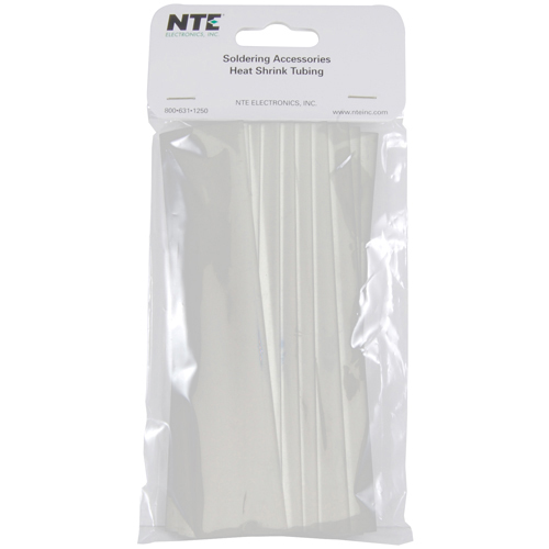 Heat Shrink 3/4 In Dia Thin Wall Clear 6 In Length 10 Pieces Per Package 2:1 Shrink Ratio           