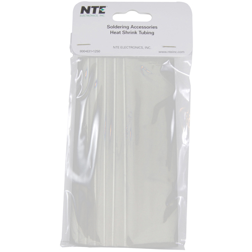 Heat Shrink 1 In Dia Thin Wall Clear 6 In Length 7 Pieces Per Package 2:1 Shrink Ratio
