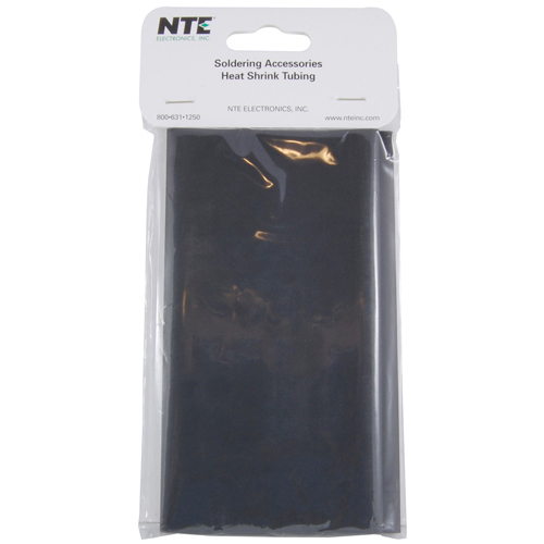 Heat Shrink 2 In Dia Thin Wall Black 6 In Length 3 Pieces Per Package 2:1 Shrink Ratio              