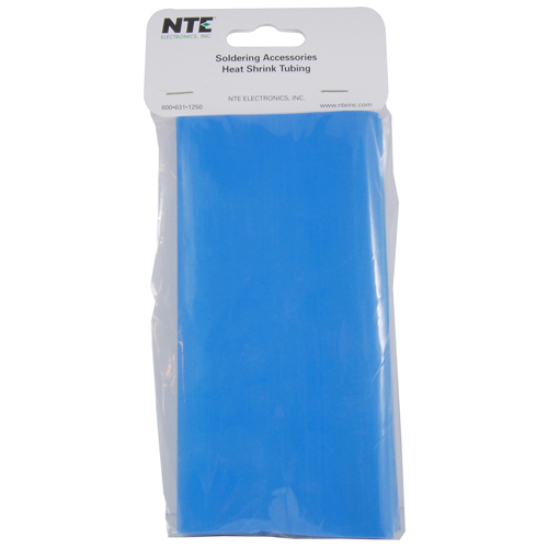 Heat Shrink 2 In Dia Thin Wall Blue 6 In Length 3 Pieces Per Package 2:1 Shrink Ratio               