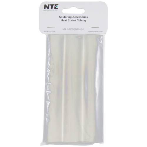 Heat Shrink 3/4 In Dia Dual Wall W/adhesive Clear 6 In Length 3 PCs Per Package 3:1 Shrink Ratio    