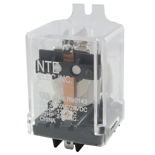Relay-24vdc 10amp 3PDT Gen.purpose Flange Mount