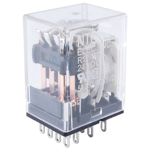 Relay-4PDT 24vdc 1amp Plug-in Or Solder Terminals With Bifurcated Contacts