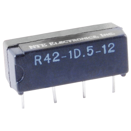 Relay-reed SPST-no 0.5amp 5/6vdc PC Mountable SIP Package With Internal Clamping Diode