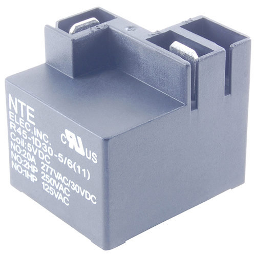 Relay-spdt 20A 12vdc PC Board Mount .250 Inch Terminals On Top Epoxy Sealed