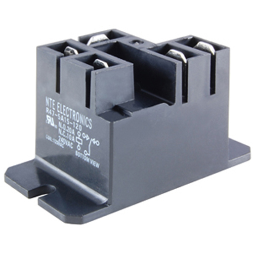 Relay SPST-no 15amp 120vac .187 Terminals For Coil And .250 Terminals For Load For Hvac/appliances