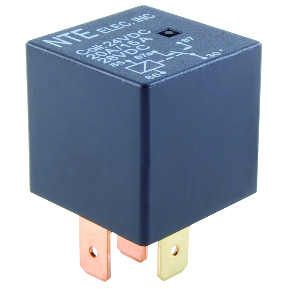 Relay SPST-NO 50A 12Vdc .250 inch quick connect terminals For automotive and marine Use