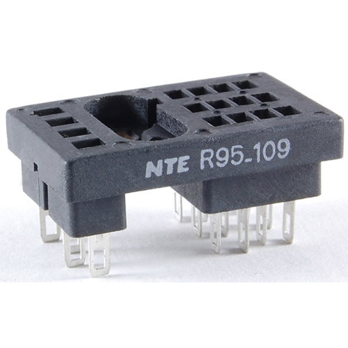 Socket-16 Pin Panel Mount With Solder Terminals 1000V 10amp