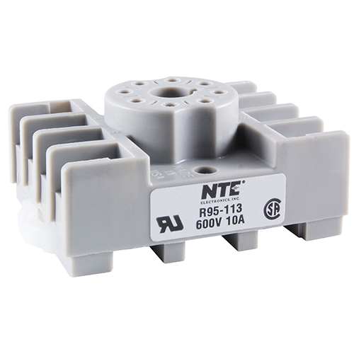 Socket 8-pin Octal Panel Or Surface Mount Din Railmountable Pressure Clamp Screws