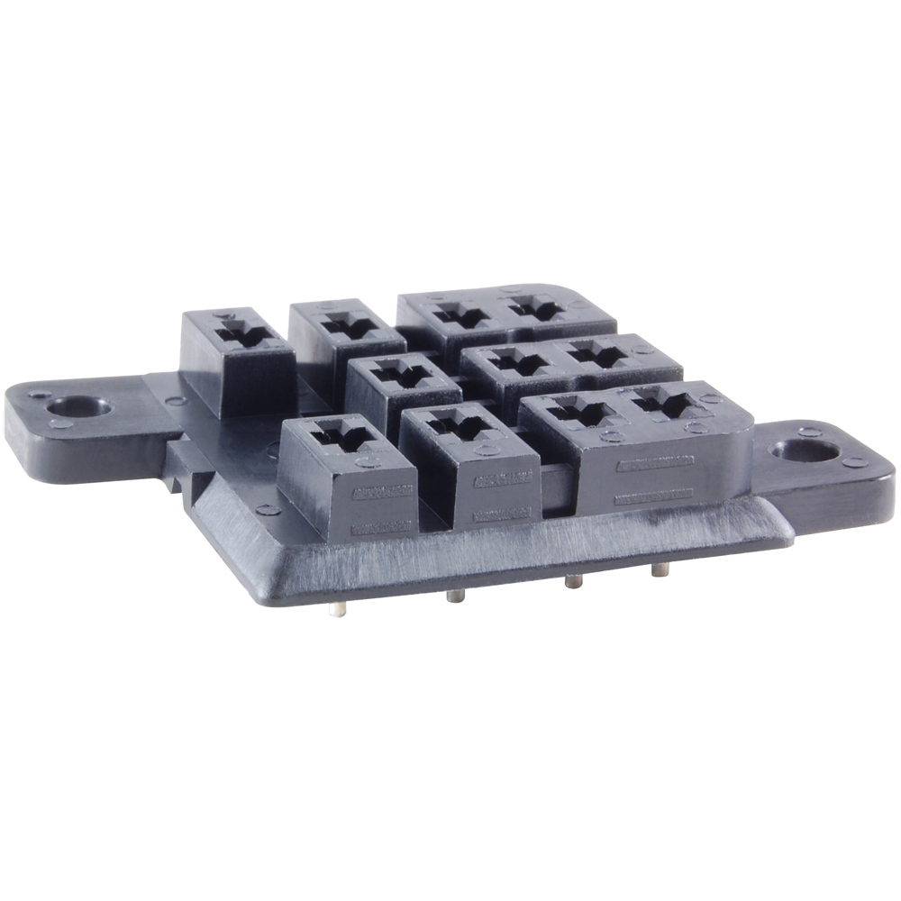 Socket 11-pin .187 Blade PC Board Mount 3PDT Dpdt SPDT 300V 10 AMP