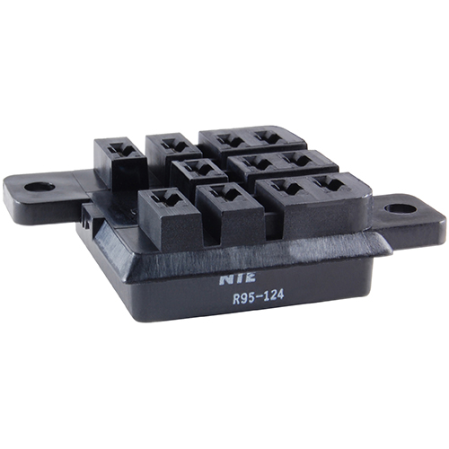 Socket 11-pin .187 Blade Panel Mount Quick Disconnect Terminals 300V 10amp