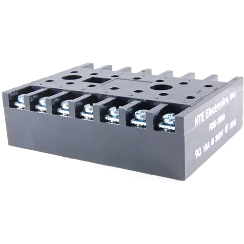 Socket 14-pin Heavy Duty Surface Mount With Pressure Clamp Screws 300V 10 AMP