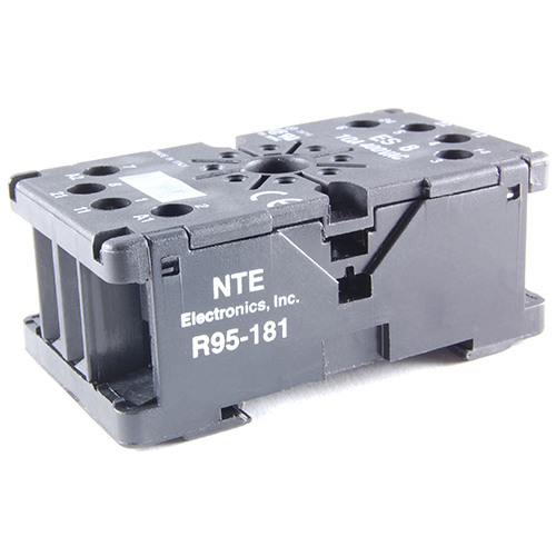 Socket-dpdt 8-pin Octal Din Rail Mount Finger Safe 300V 10 AMP