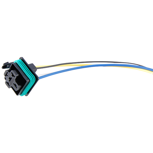 Socket 4-pin For R51 Weatherproof Series Automotive Relays Comes With 11 Inch Wire Leads Up To 50amP