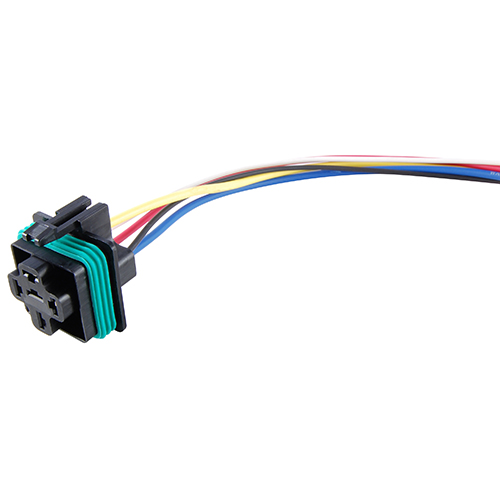 Socket 5-pin For R51 Weatherproof Series Automotive Relays Comes With 11 Inch Wire Leads Up To 50amP