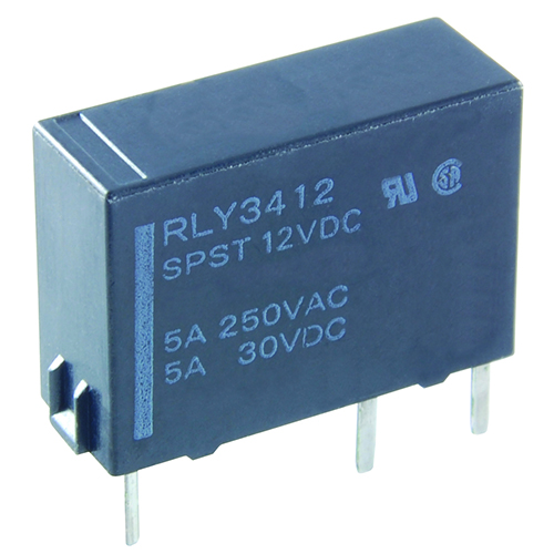 Relay Subminiature PC Mount SPST-no 5amp 12vdc