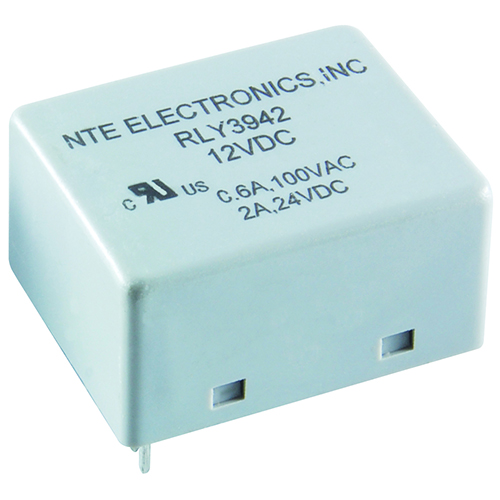 Relay 2a Dpdt 12vdc PC Mount Epoxy Sealed Low Profile Immersion Proof