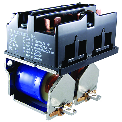 Contactor 2-coil Motor Reversing 15amp 6-pole-dm 120vac                                             