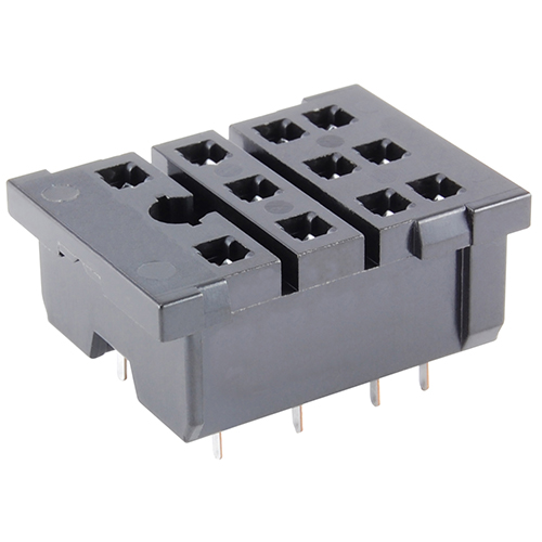 Socket 11pin Blade PC Mount Solder Terminals 300 Volt 5 AMP