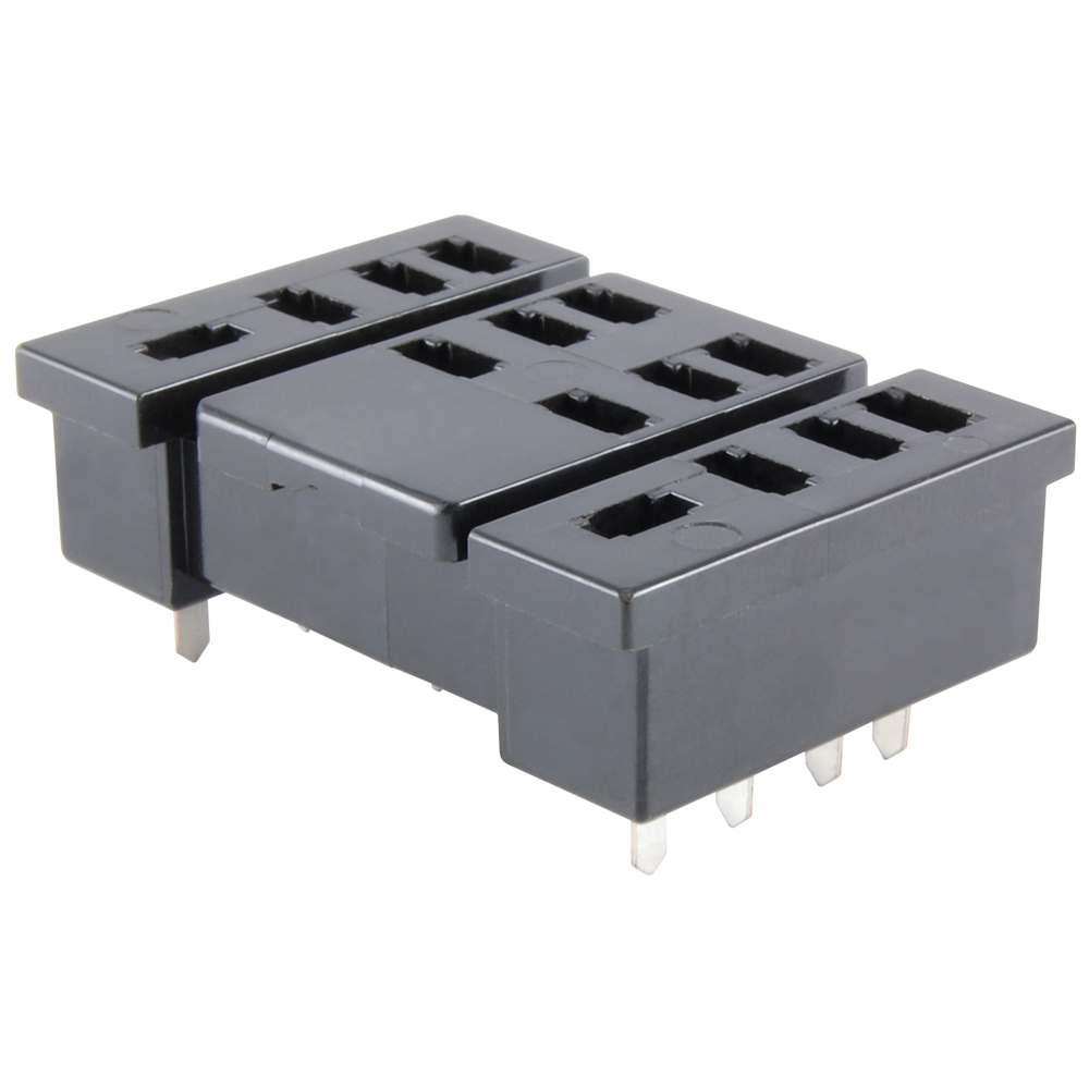 Socket 14pin Blade PC Mount Solder Terminals 4PDT 300 Volt 10 AMP