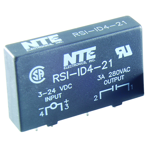 Relay-solid State 4 AMP 3-24vdc Input 240vac Output Printed Circuit Board Mount