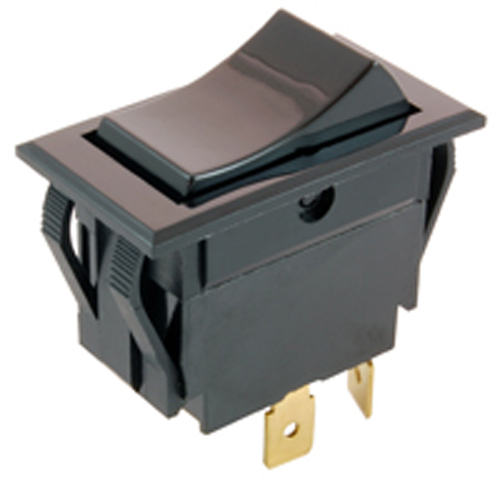 Rocker Switch Dpst On-none-(off) 15A 125vac Snap-in