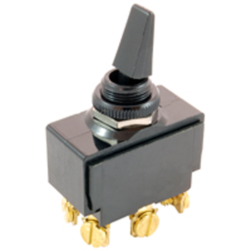 Switch Paddle Toggle Dpdt On-off-on 20A 125vac .500 Mounting Hole Screw Terminals                   