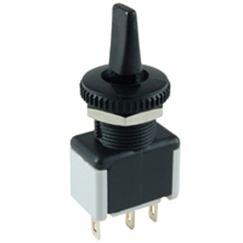 Switch Nylon Paddle Toggle SPDT 6a 125vac On-off-on Quick Connect Terminals                         