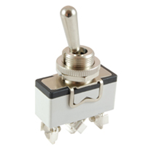 Switch Bat Handle Toggle SPDT 15A 250vac (on)-none-on Screw Terminals                               