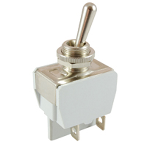 Switch Bat Handle Toggle Dpst 15A 250vac On-none-off .250 Quick Connect Terminals                   