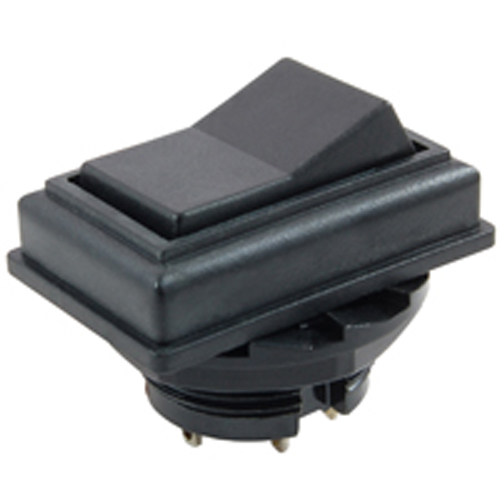 Rocker Switch Round Hole SPDT 6a 125V On-none-on No Legend Solder Lug Terminals