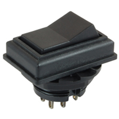 Rocker Switch Round Hole SPST 6a 125V On-none-on No Legend Solder Lug Terminals