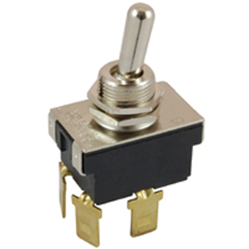 Switch Bat Handle Toggle Dpst On-none-off 20A 125vac .250 Qc Terminals .500 In Mounting Hole        