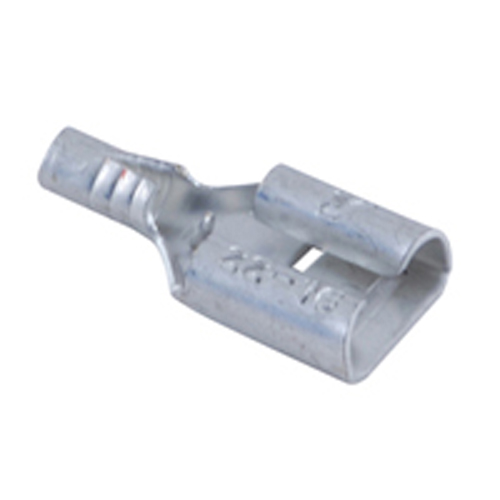 Disconnect Female Non-insulated 16-14awg Tin Plated Brass .250 Inch 50/pkg                          