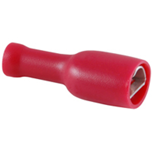 Disconnect Female Pvc Fully Insulated 22-18awg .250 Inch Tin Plated Brass 50/pkg                    