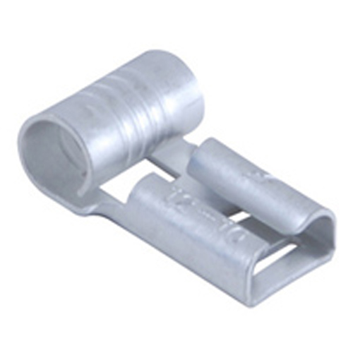 Flag Terminal Non-insulated 22-18awg Tin Plated Brass .250 Inch Crimp On 50/pkg                     