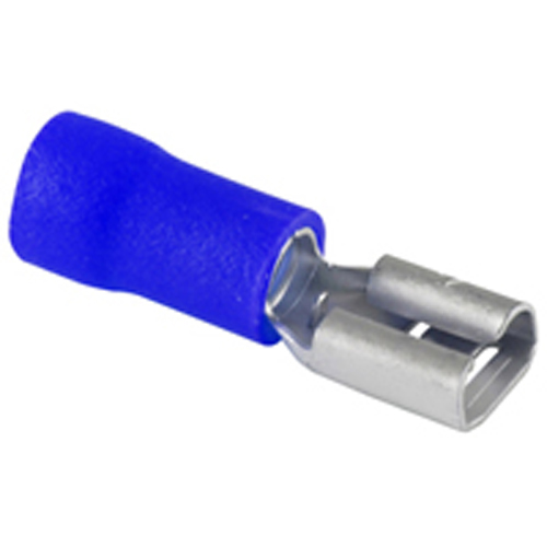 Female Disconnect Pvc Insulated 16-14awg .250 Inch Tin Plated Brass 50/pkg                          