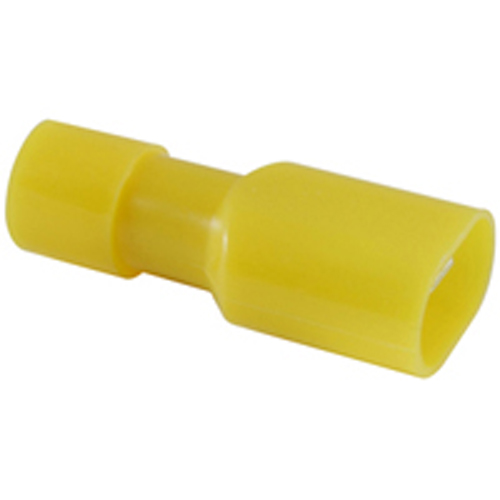 Male Disconnect Nylon Fully Insulated 12-10awg Tin Plated Brass 100/pkg                             